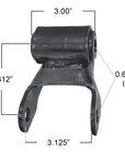 Chevrolet and GM leaf spring shackle M1628 measurements.
