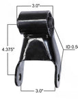 Chevrolet/GM rear leaf spring shackle m1741 measurements.
