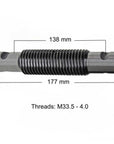 Kenworth leaf spring pin M5447 measurements.