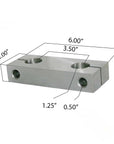 Peterbilt shackle side bar M1500 measurements.