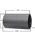 Rubber encased leaf spring bushing RB-75 measurements.