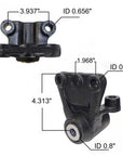 Volvo leaf spring hanger MV1637 measurements.