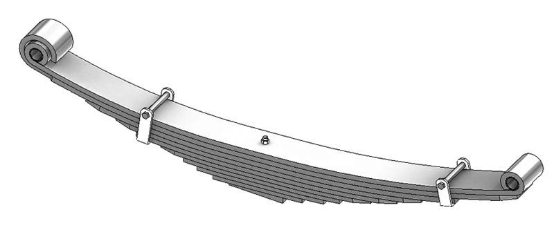 Navistar International Front Leaf Spring - 8 Leaves - 55-932