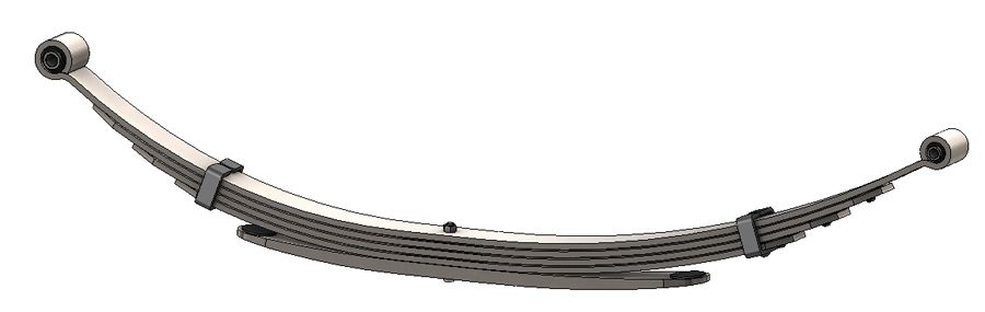 springページ Ford F150 & F250 Rear Leaf Spring - 5 Leaves - 43-1199HD – Spring