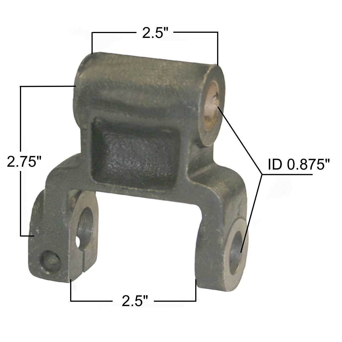 Chevrolet and GM leaf spring shackle M4 measurements.