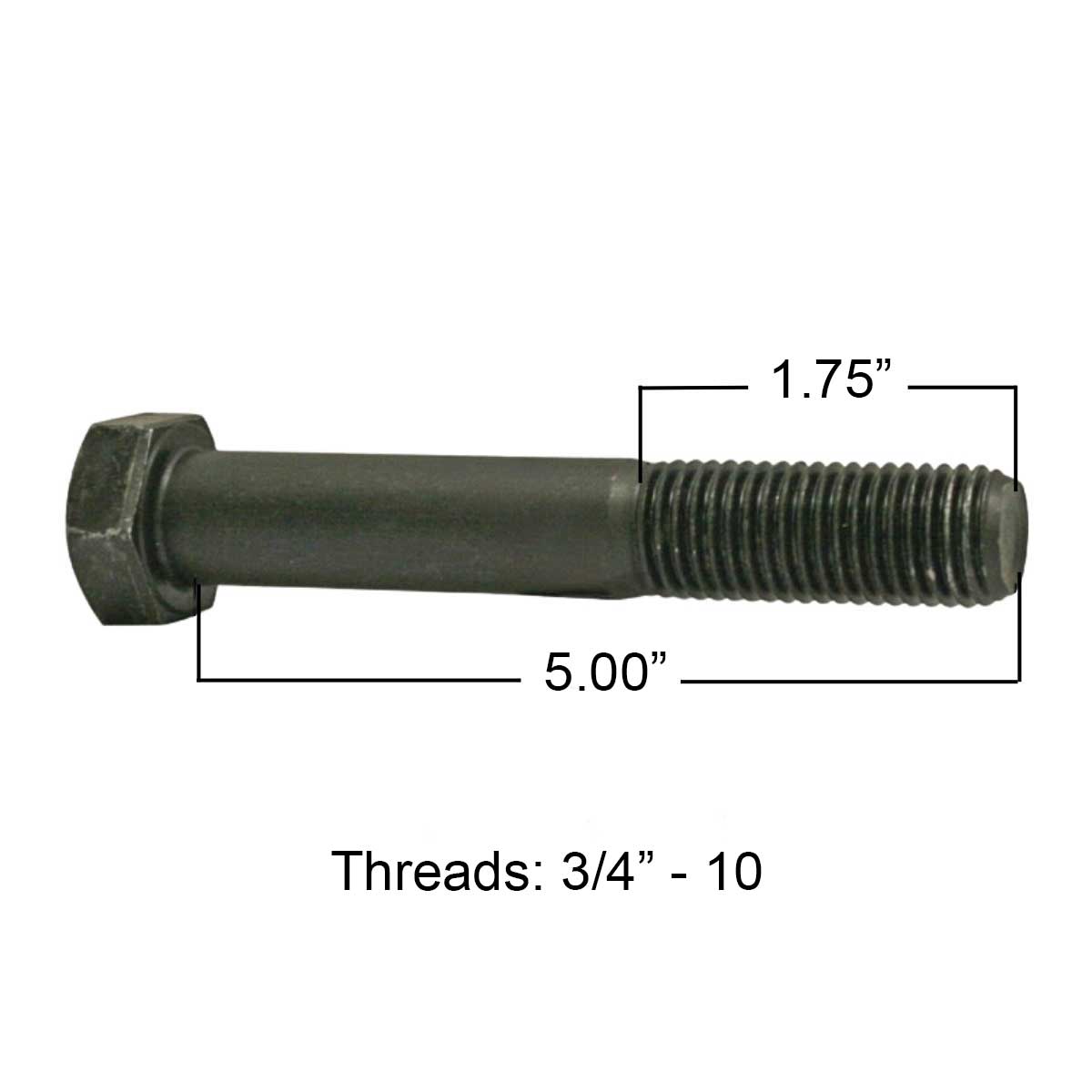 Universal leaf spring bolt M5122 measurements.