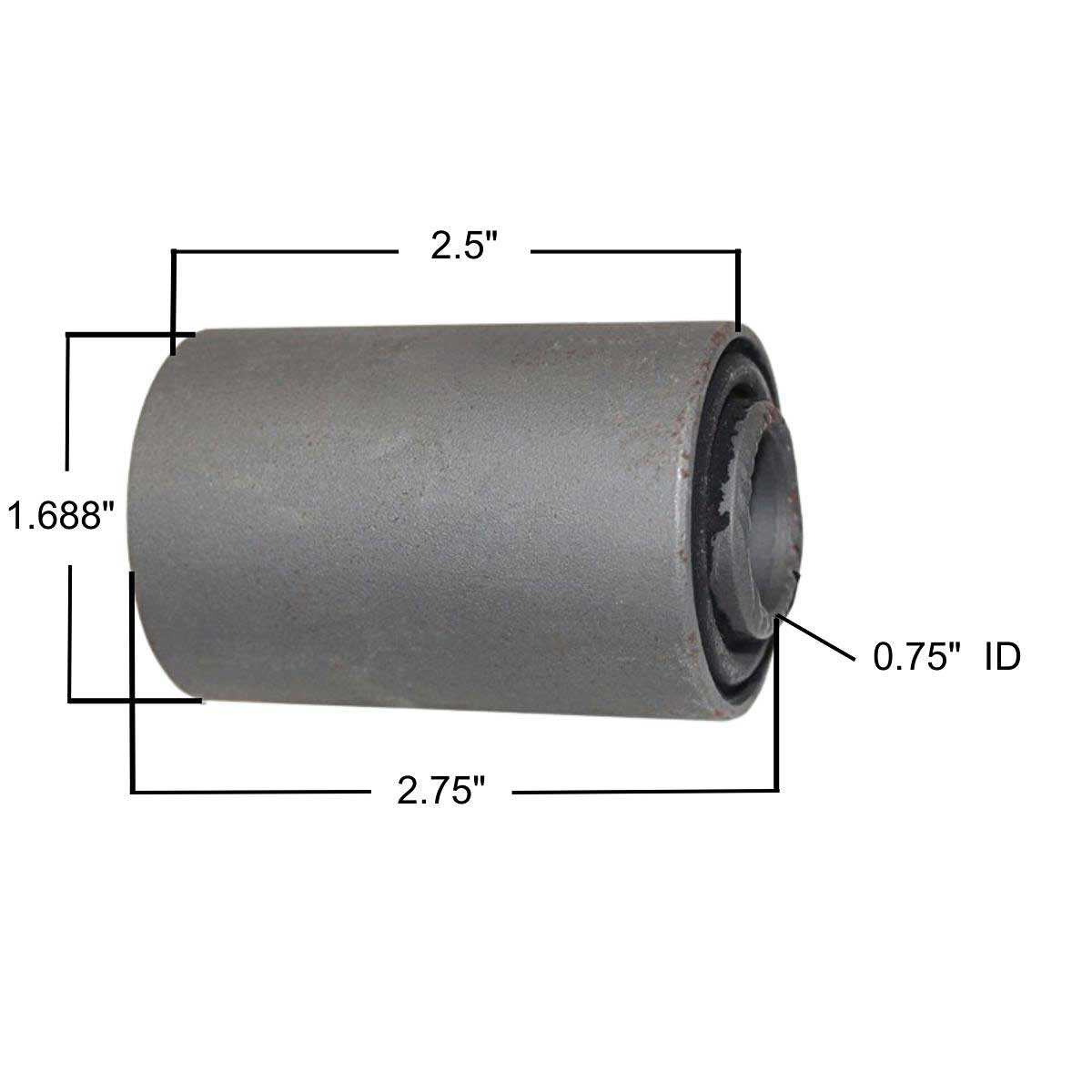 Ford leaf spring bushing MR446 measurements.