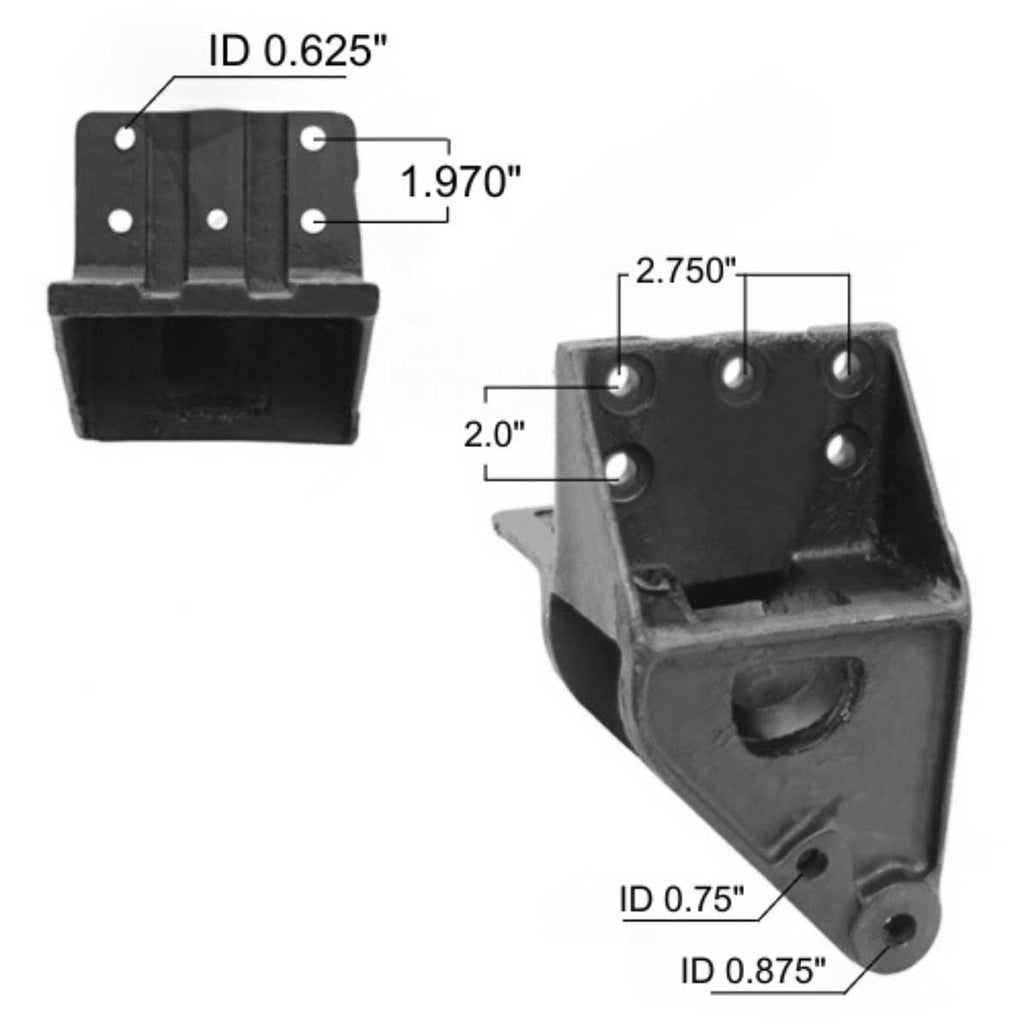 Freightliner Leaf Spring Rear Hanger | M1596 | Spring Works