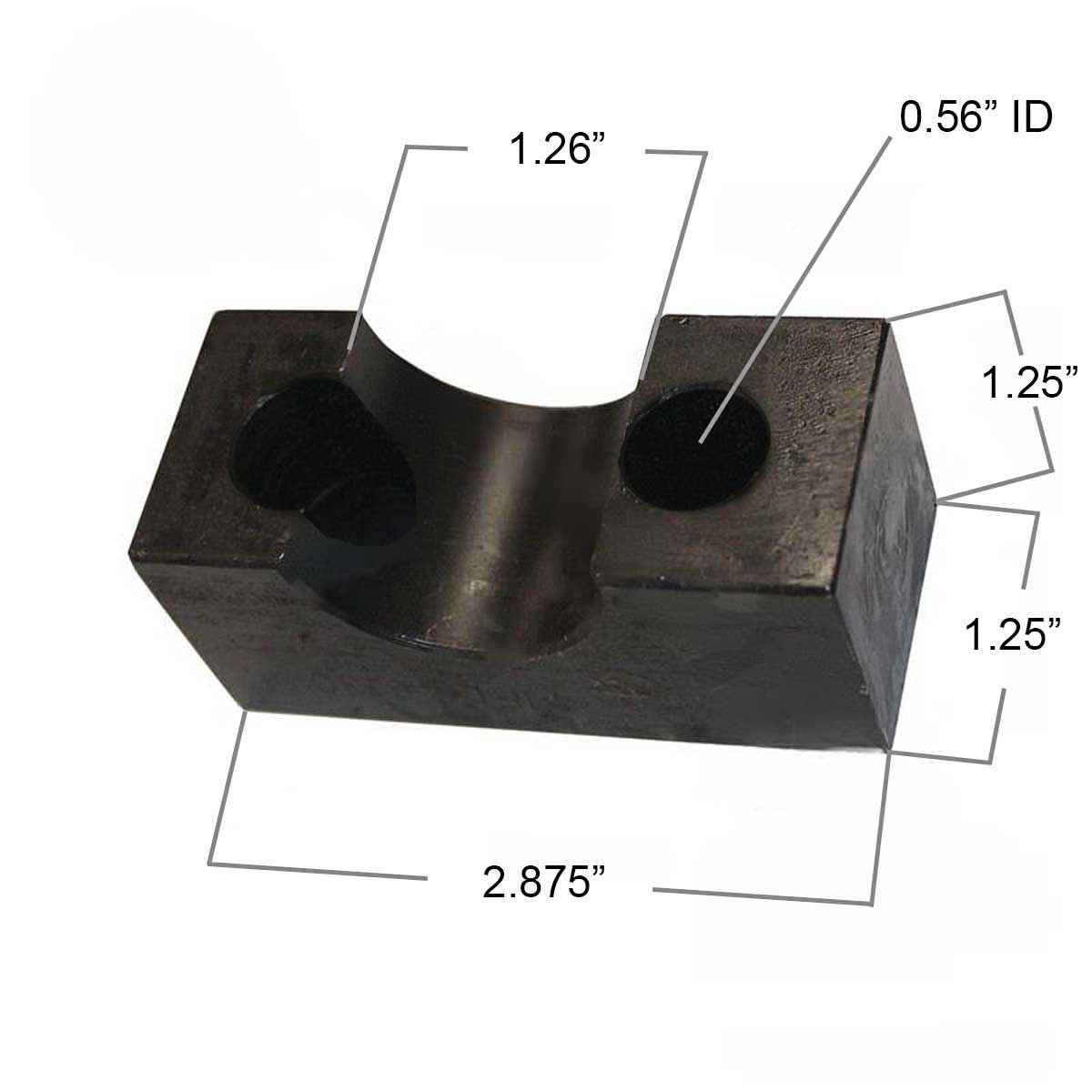Freightliner hanger cap MFL46130 measurements.