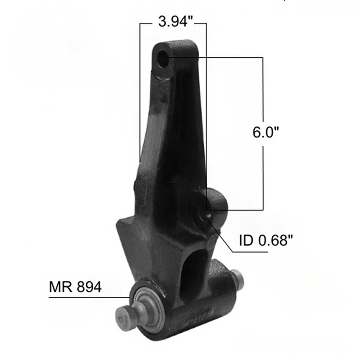 Kenworth leaf spring hanger M1818 measurements.