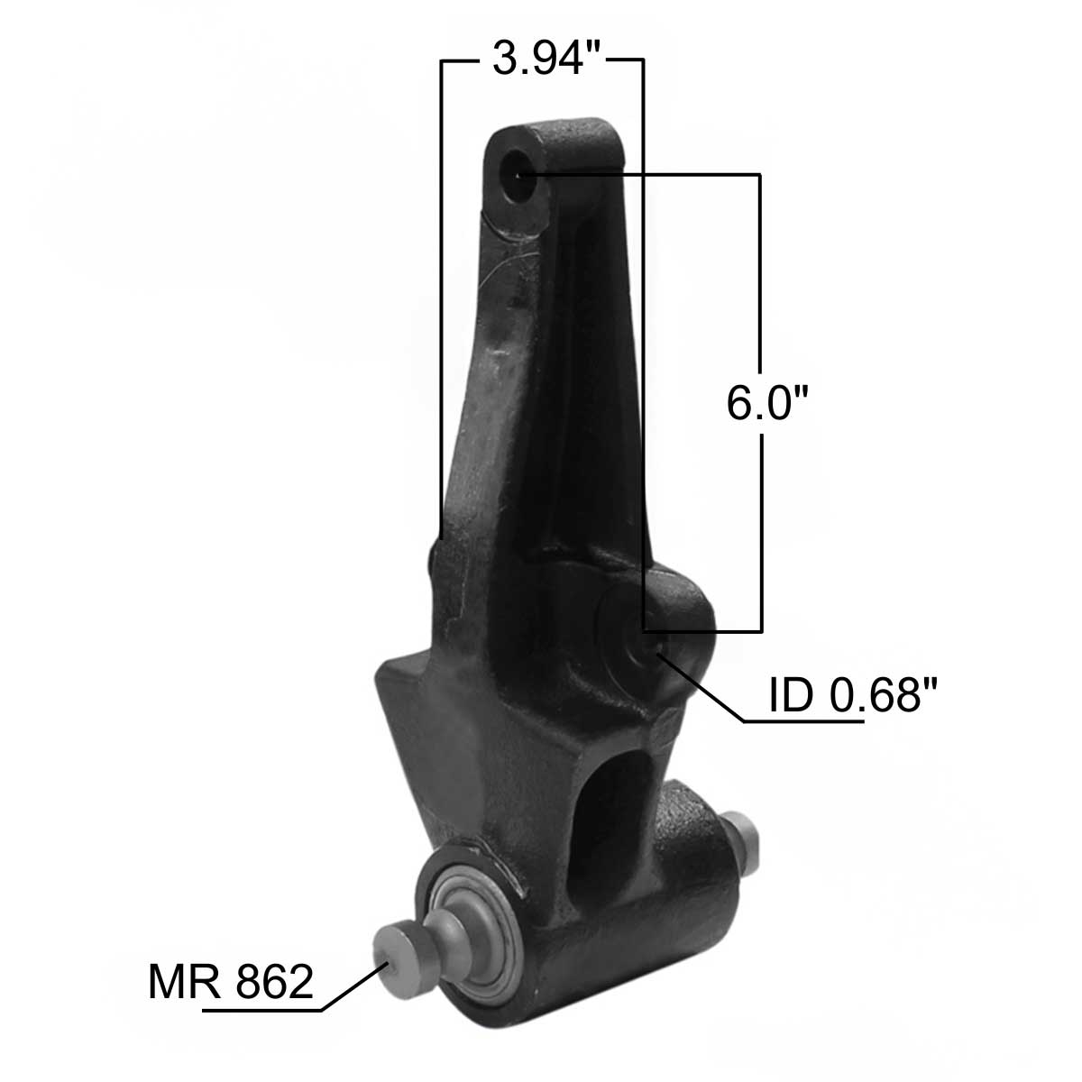 Kenworth leaf spring hanger M1822 measurements.