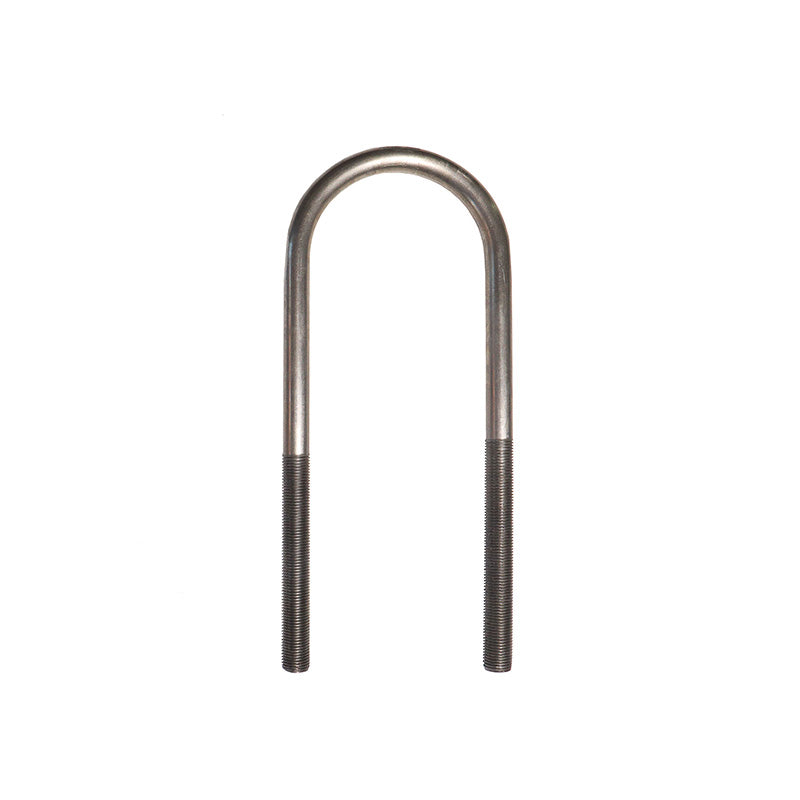 Zoro Select Zinc-Plated Steel U-Bolt - 1/2-13 Thread, 3.5" Width, 5" Height