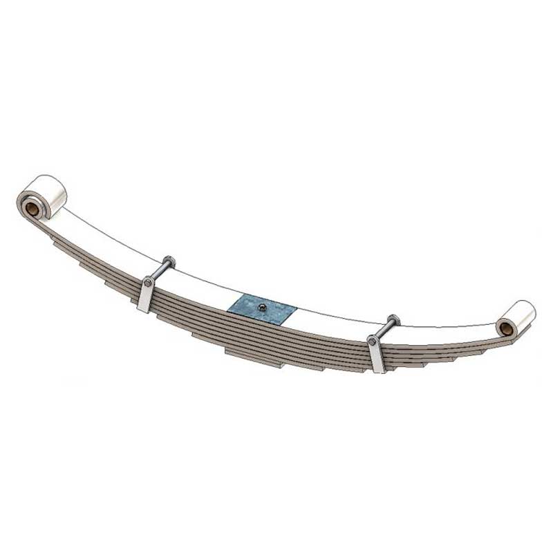 Freightliner Front Leaf Spring - 8 Leaves 2 Pads - 46-1480 – Spring Works