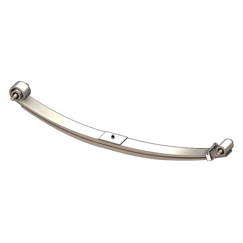 Front Leaf Spring 59-550 with 2 leaves, compatible with 2006-2021 Kenworth & Peterbilt models T400-T880, W900B-W990, and 357-587.